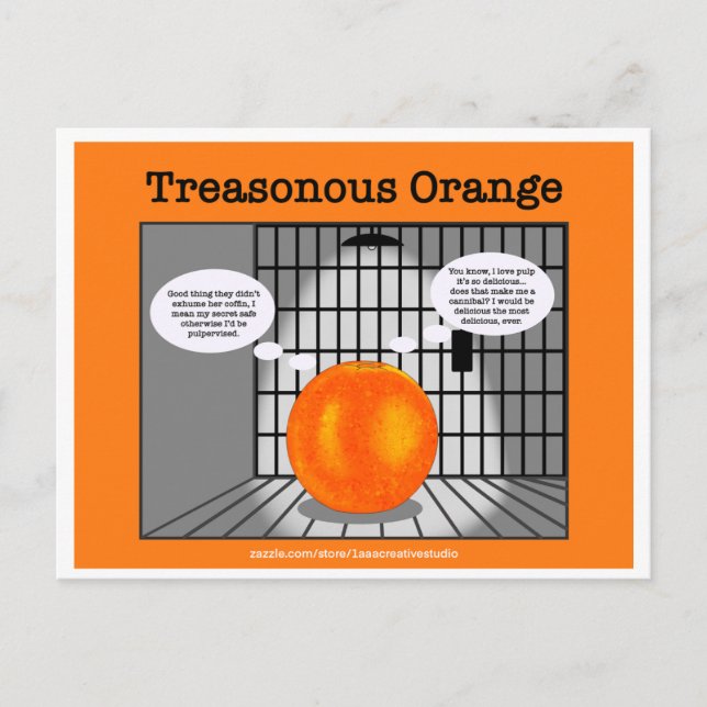 Carte Postale La trahison Orange... rétrospective en cours de fa (Devant)