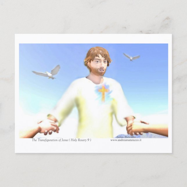 Carte Postale La Transfiguration de Jésus (Devant)