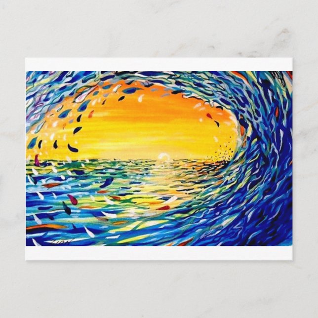 Carte Postale La vague (Devant)