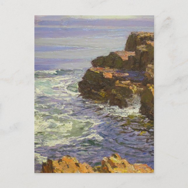Carte Postale La vague brisée par Edward Henry Potthast (Devant)