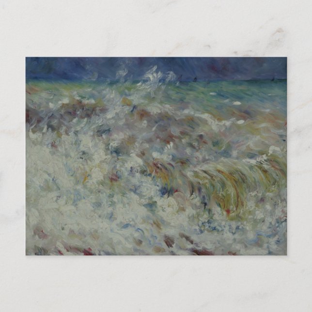 Carte Postale La vague de Pierre-Auguste Renoir (Devant)