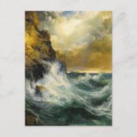 La vague descendante par Thomas Moran