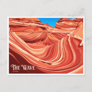 Carte Postale La Vague Kanab Utah