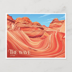 Carte Postale La Vague Kanab Utah
