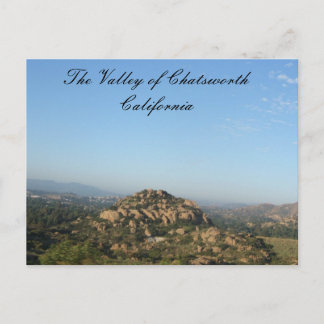 Carte Postale La Vallée de la Californie du désert