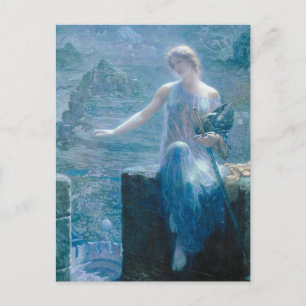 Carte Postale La veille de la Walkyrie Edward Robert Hughes