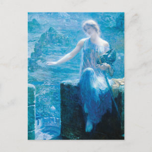 Carte Postale La veillée de Valkyrie par Edward Robert Hughes