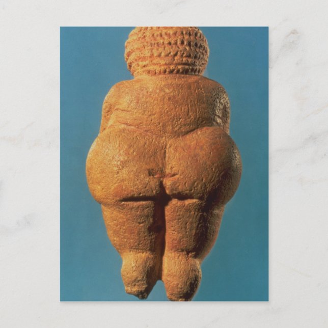 Carte Postale La Vénus de Willendorf (Devant)