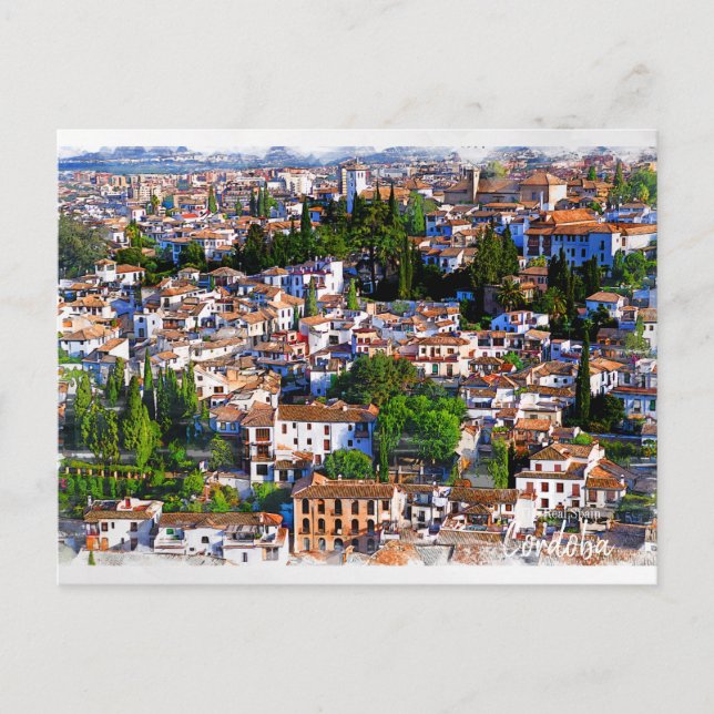 Carte Postale La véritable Espagne Cordoue (Devant)