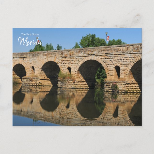 Carte Postale La véritable Espagne Mérida (Devant)