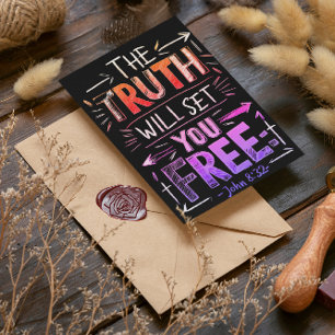 Carte Postale La vérité libératrice