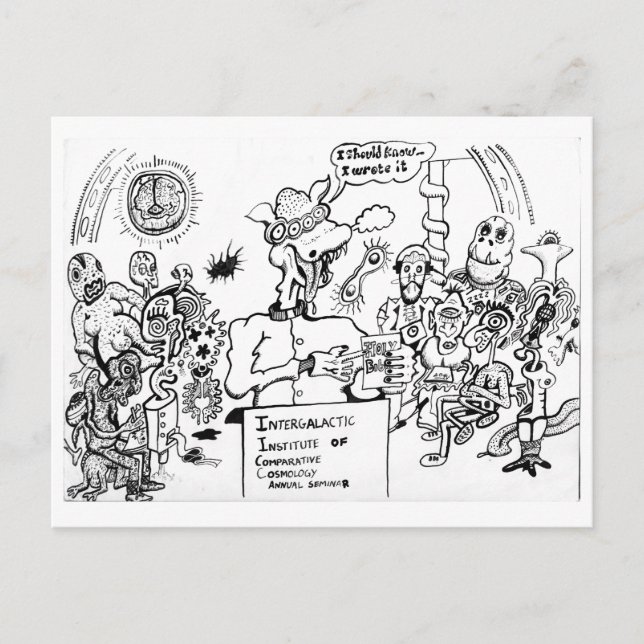 Carte Postale La Vérité Sur La Bible (Dessin) (Devant)