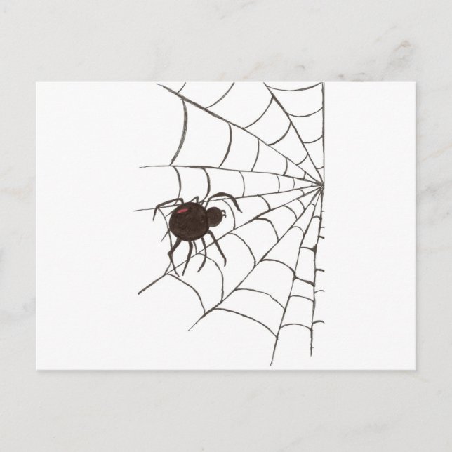 Carte Postale La veuve noire (Devant)