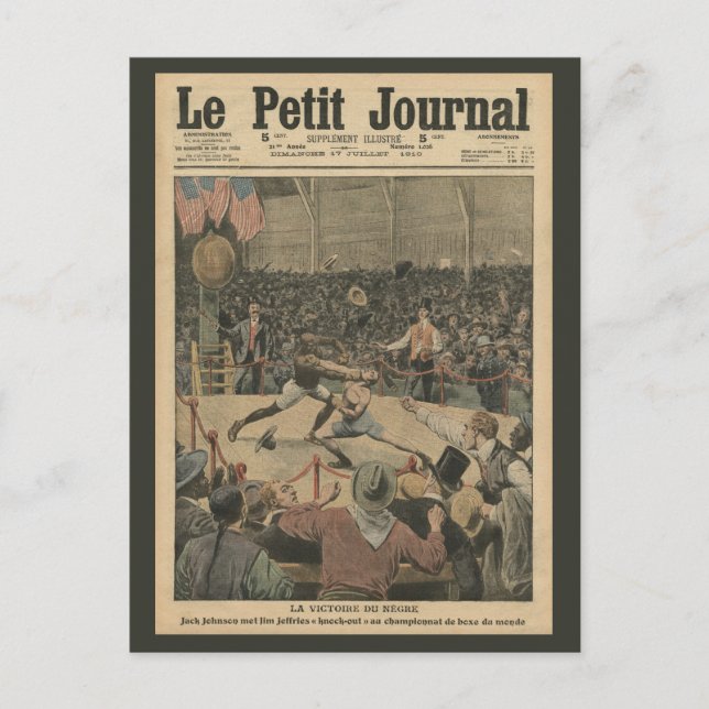 Carte Postale La victoire du nègre (Devant)
