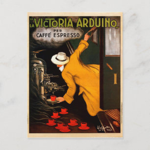 Carte Postale La Victoria Arduino Caffe Expresso Italie - Advert