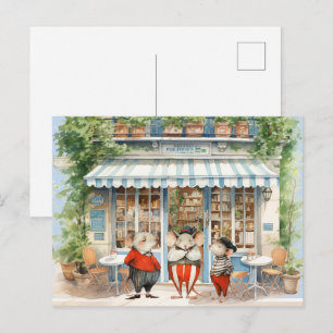 Carte Postale La vie à Mice Town - Après les discussions autour 