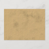 La vie dans un Grungy Dirty Beat-up Worn Carton Bo