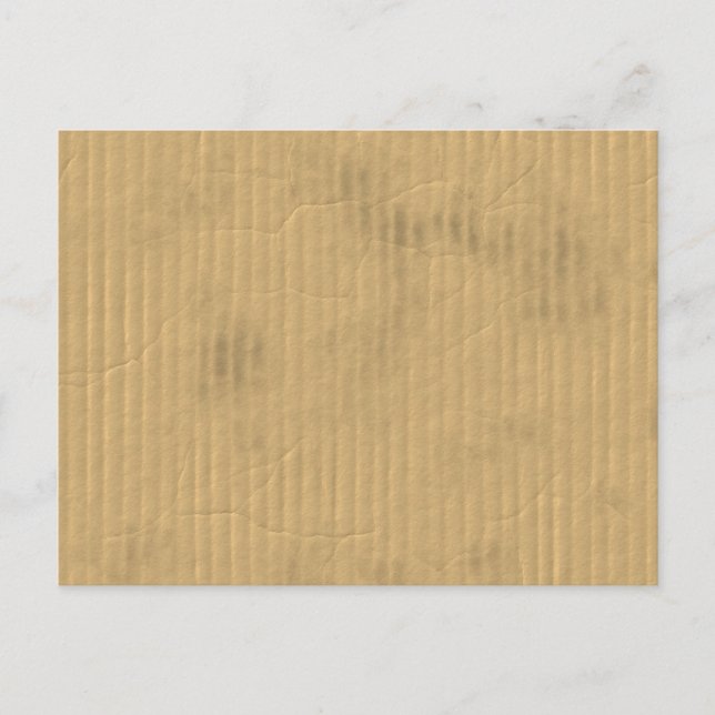 Carte Postale La vie dans un Grungy Dirty Beat-up Worn Carton Bo (Devant)