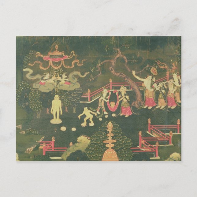 Carte Postale La vie de Bouddha Shakyamuni (Devant)