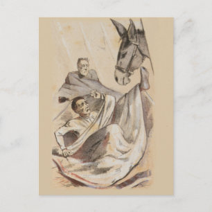 Carte Postale La vie de guerre civile des visiteurs indésirables