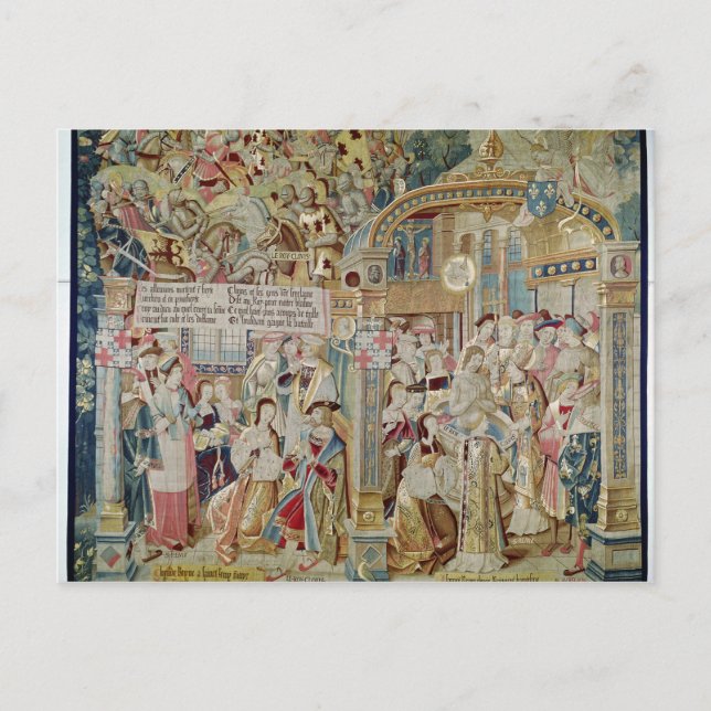 Carte Postale La vie de l'évêque de Reims (Devant)