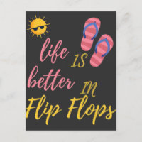 La Vie Drôle Est Mieux À Flip Flops Summer Beach