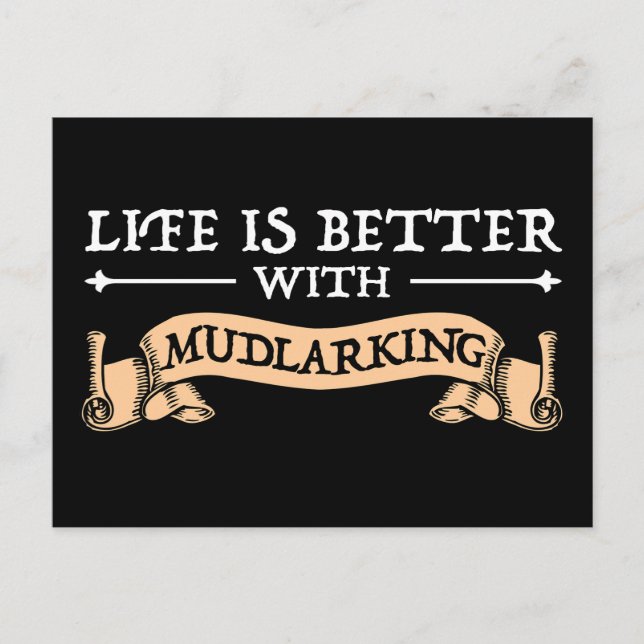 Carte Postale La Vie Est Meilleure Avec La Mudlari (Devant)
