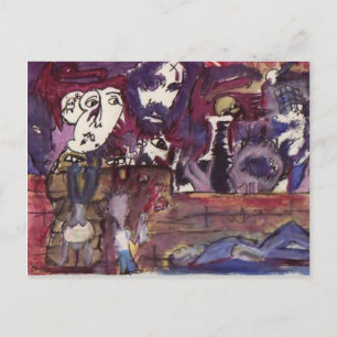 Carte Postale La vie est passée devant mes yeux et maintenant j'