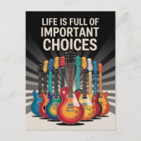 La vie est pleine de choix importants Guitar Lover