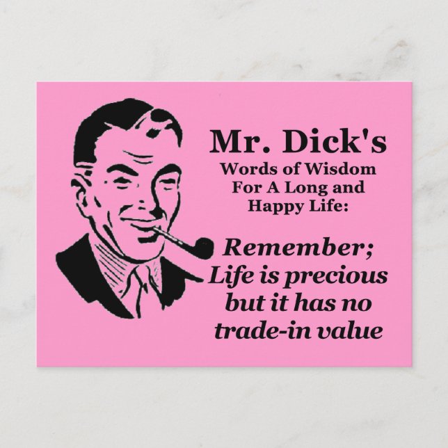 Carte Postale La Vie Est Précieuse (Devant)