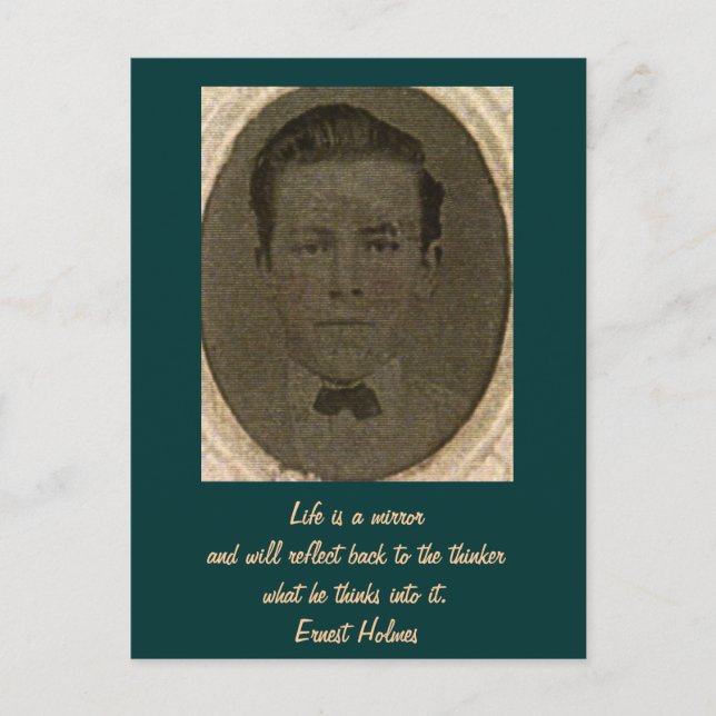 Carte Postale La vie est un miroir (Devant)