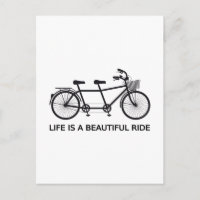 La vie est une belle promenade, tandem vélo