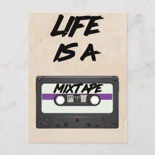 Carte Postale la vie est une mixtape citation inspirante