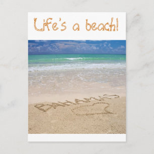 Carte Postale La vie est une plage