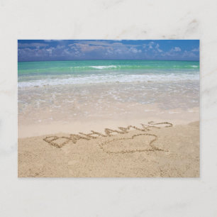 Carte Postale La vie est une plage, salutations des Bahamas