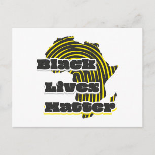 Carte Postale La vie noire importe