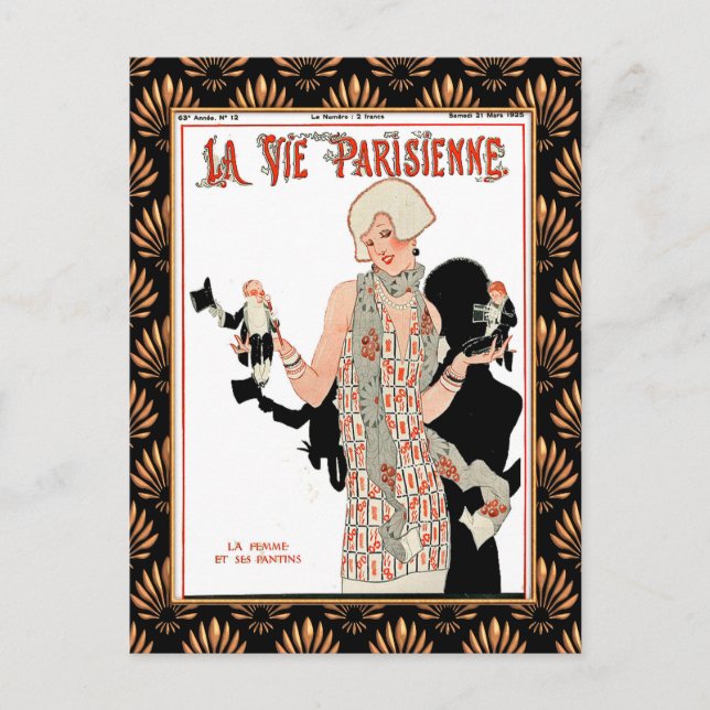 Carte Postale La Vie Parisienne 1920s (Devant)