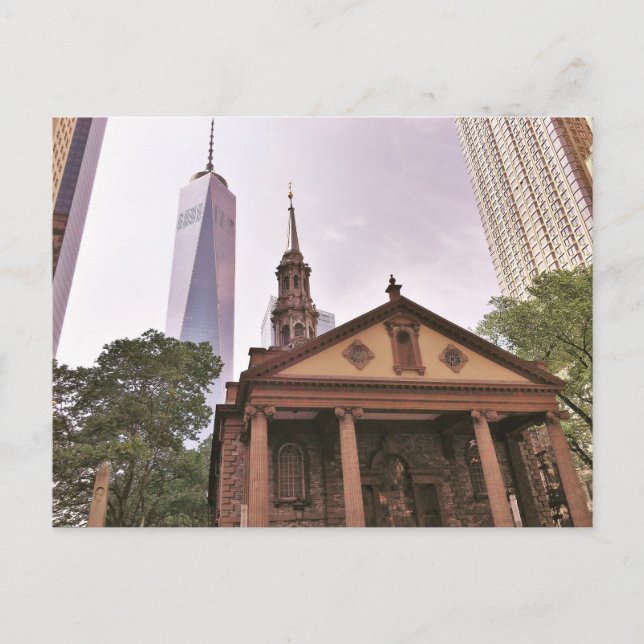 Carte Postale La Vieille Garde. Chapelle historique St Paul. (Devant)