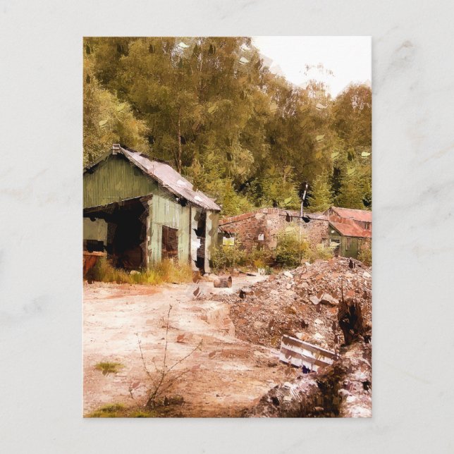 CARTE POSTALE LA VIEILLE MINE D'OR (Devant)