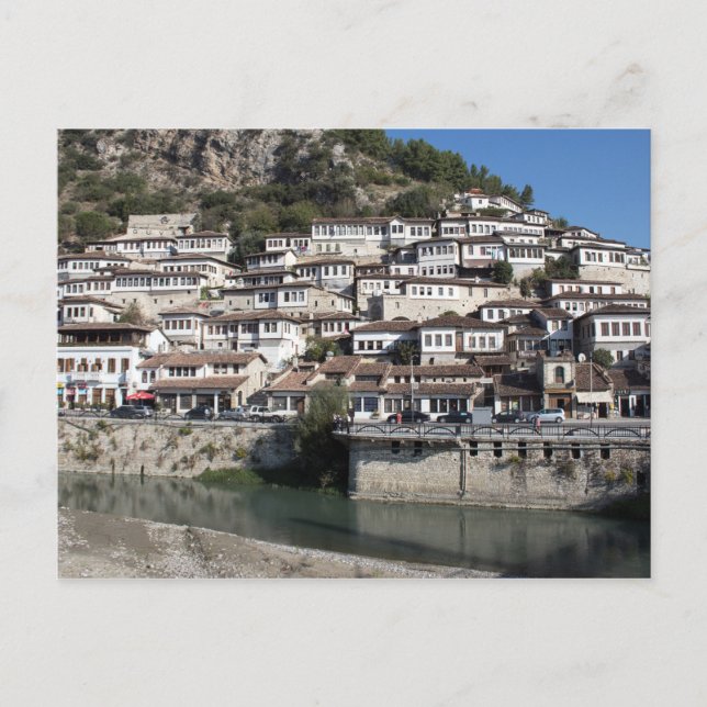 Carte Postale La vieille ville de Berat, Albanie (Devant)