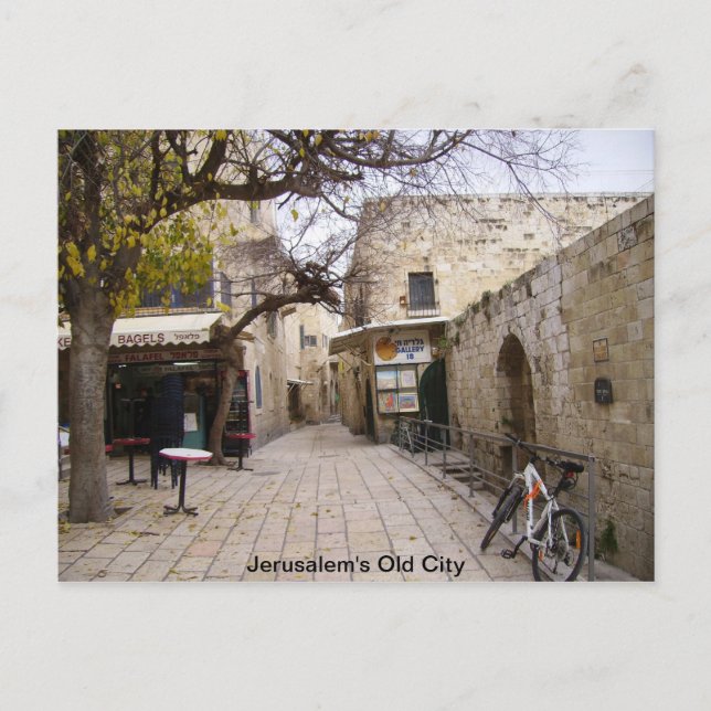 Carte Postale La vieille ville de Jérusalem (Devant)