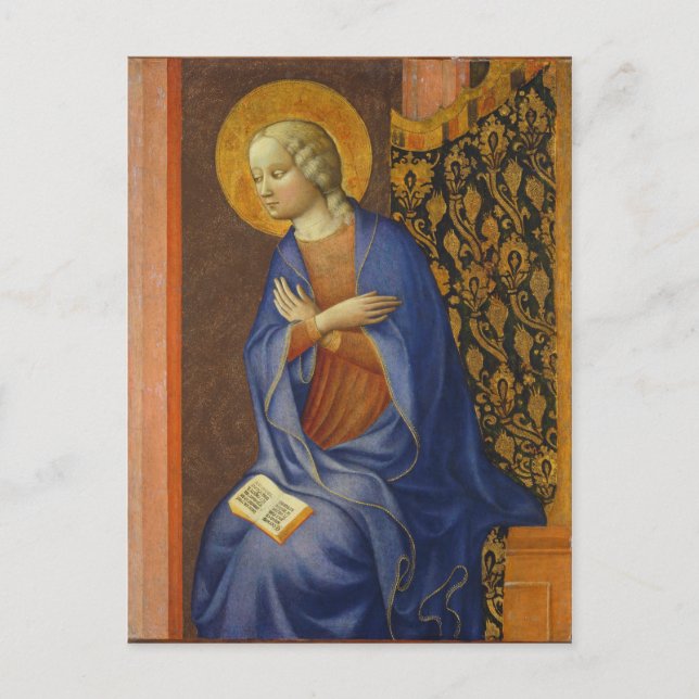 Carte Postale La Vierge Annunciate, c. 1430 (température sur pan (Devant)