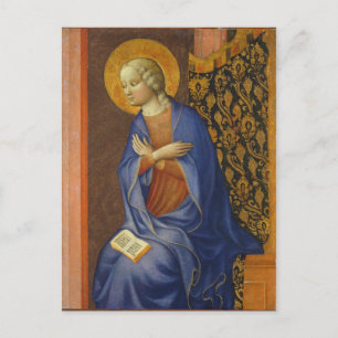 Carte Postale La Vierge Annunciate, c. 1430 (température sur pan