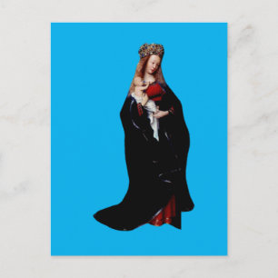 Carte Postale La Vierge dans l'Eglise par Jan van Eyck