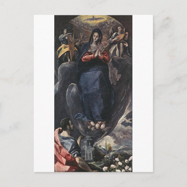 Carte Postale La Vierge de l'Immaculée Conception, El Greco  (Devant)