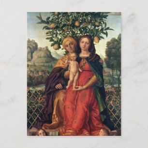 Carte Postale La Vierge et l'Enfant avec Sainte Anne, 1510-18