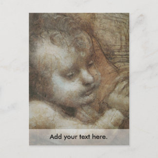 Carte Postale La Vierge et l'Enfant avec Sainte Anne et St John