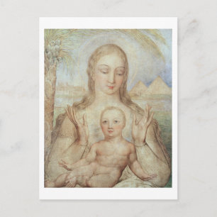 Carte Postale La Vierge et l'Enfant en Egypte, 1810 (tempéra sur
