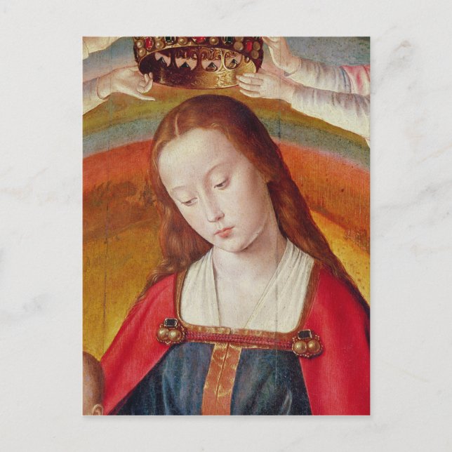 Carte Postale La Vierge Marie avec sa couronne (Devant)