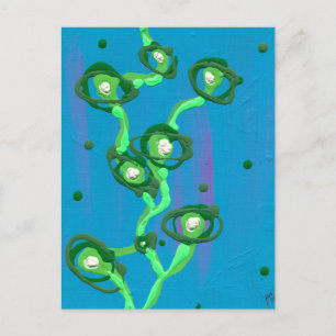 Carte Postale La vigne - Peinture artistique Abstraite
